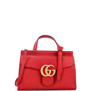 Gucci Gg Marmont Top Handle Bag Leather #237069G12B